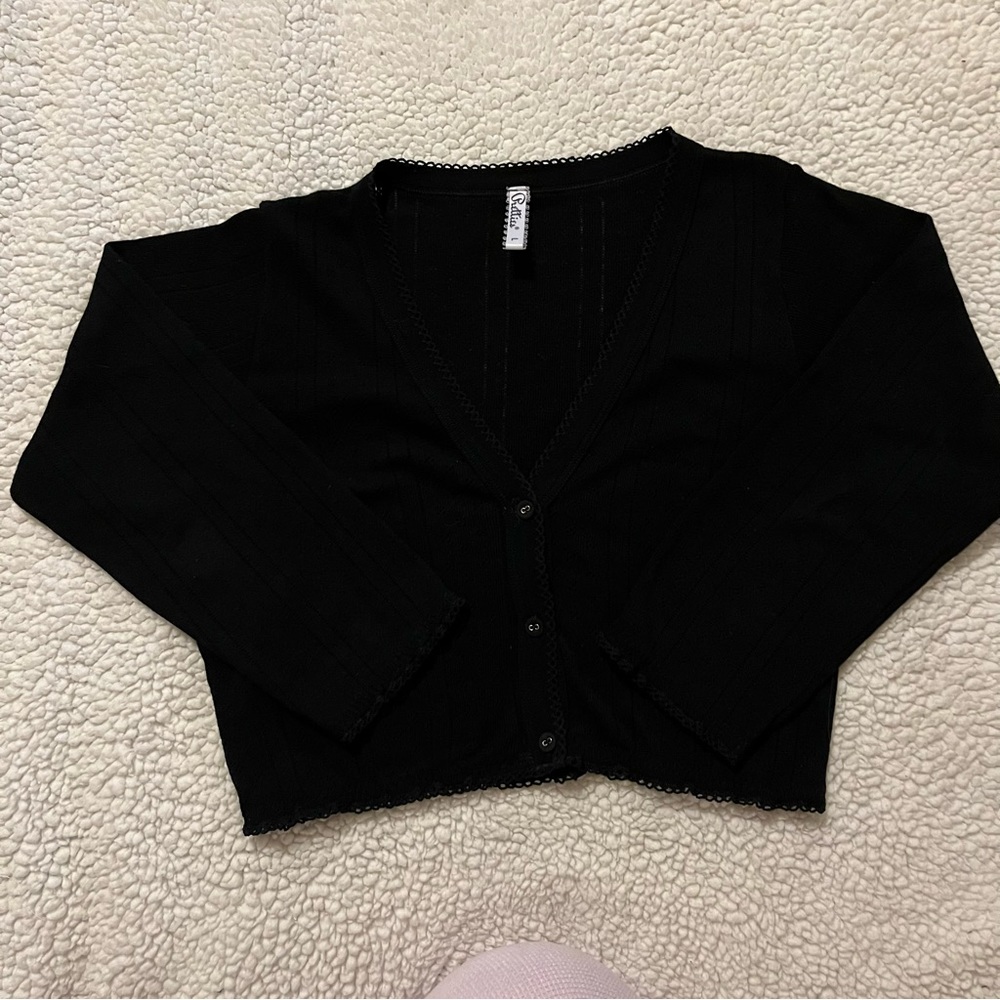 Pretties Venice Crop Cardi